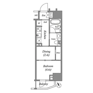 ARKMARK水天宮前I【12階】の間取り