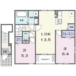 グレース プルミエ【2階】の間取り