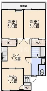 メリートークIII【1階】の間取り