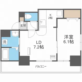 サンコート表参道【2階】の間取り