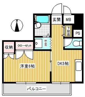 カーサ西小岩【4階】の間取り