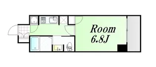 レジュールアッシュPREMIUM TWIN-II【12階】の間取り