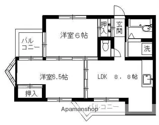 オネストビル【3階】の間取り
