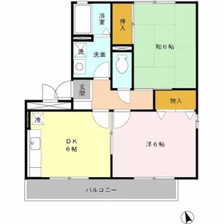 燦コーポ【3階】の間取り