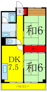 英第一マンション【5階】の間取り