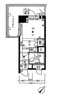 ニックハイム鶴見中央通り【4階】の間取り