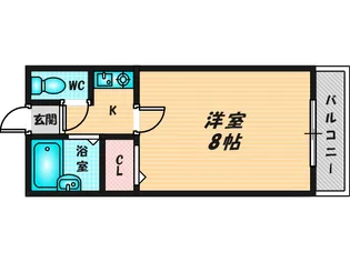 サンライフ長田【4階】の間取り