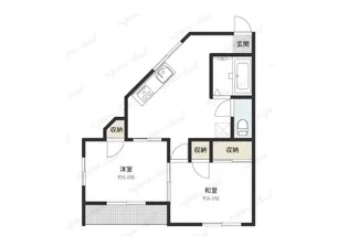 北藤ハイツII【1階】の間取り