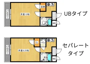 朝日が丘尾田ハイツ【1階】の間取り