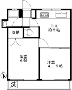 メゾン東山【3階】の間取り
