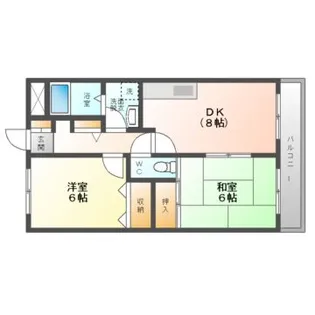 富士藤田マンション【2階】の間取り