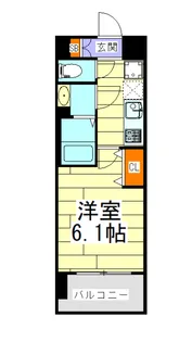 Vita弁天町【3階】の間取り
