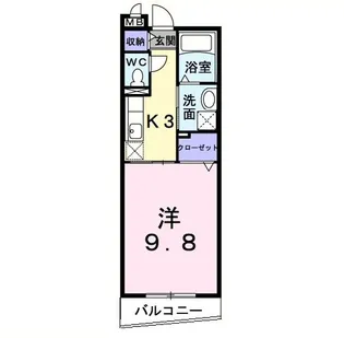 ベル コリーヌ【2階】の間取り