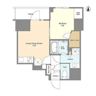 ドゥーエ両国IV【11階】の間取り
