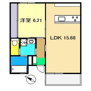 インヒルズ【2階】の間取り