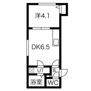 リリーベル琴似【2階】の間取り