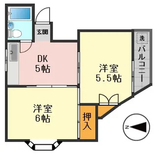 第3フジビレッジ【3階】の間取り