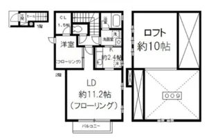 メゾントレフル【2階】の間取り
