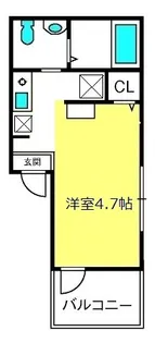 MELDIA大宮A【1階】の間取り