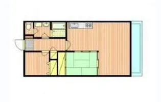 トーカンマンション小松原【5階】の間取り