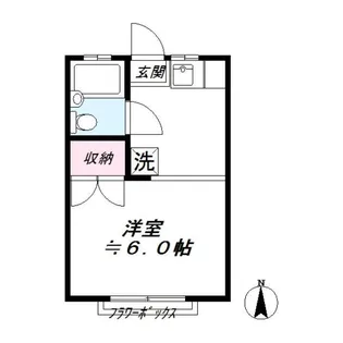 ダイヤモンドハイツ【1階】の間取り