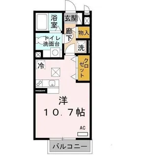 メゾン ラ トゥール B棟【1階】の間取り