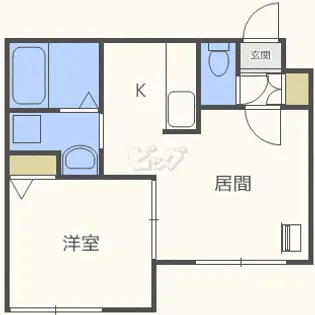 ブランノワール本郷通【3階】の間取り