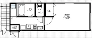 グランドコート千歳烏山【1階】の間取り