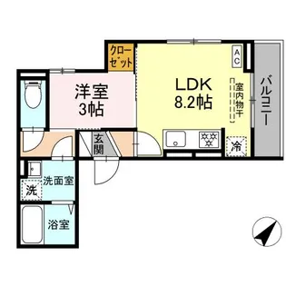 D Paina 日吉本町I【3階】の間取り