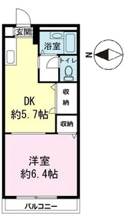 ヴィラソルデ【1階】の間取り