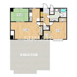 V.I.Pロイヤル氷川台【11階】の間取り