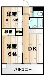 松田第三ビル【5階】の間取り