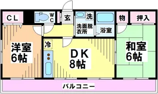 シェ・モーリー【2階】の間取り