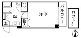 第12平勝ビル【5階】の間取り