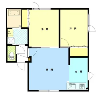 シティーハイムクルー【1階】の間取り