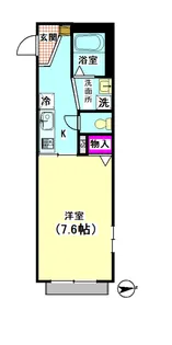 リヴァーフォレスト【1階】の間取り