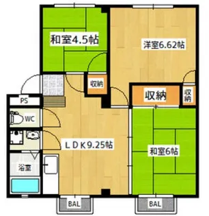ソフィアB【3階】の間取り