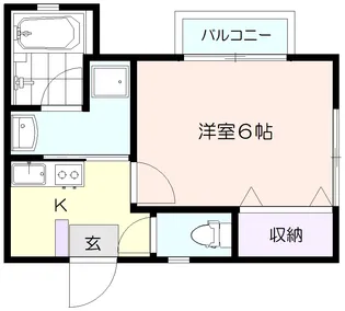 グリーンハイツ【2階】の間取り