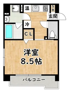 エナブル塚本II【6階】の間取り