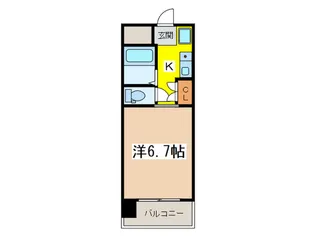 エステージ西調布A【2階】の間取り