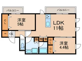 Tranquillite【2階】の間取り