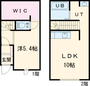 BLUE NOTE RYOKKENIII【1階】の間取り