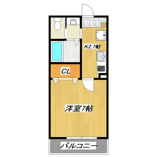 リブフラット小岩【2階】の間取り
