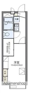 レオパレスブルースカイ【2階】の間取り
