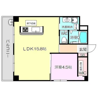 HAM-MOCK【2階】の間取り