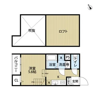 Fy-style箱崎【1階】の間取り