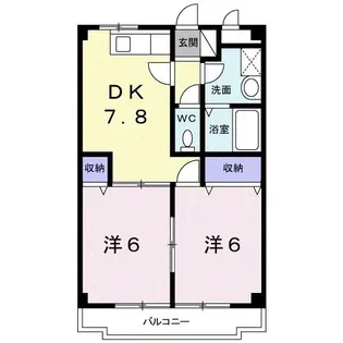 ア-バンライフ丸の内【1階】の間取り
