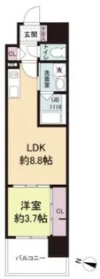 アーバイン比治山(旧:ヴィラ博丈比治山)【10階】の間取り