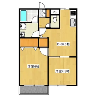 グリーンハウス3【1階】の間取り