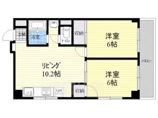 ヴェリテ武蔵関【3階】の間取り